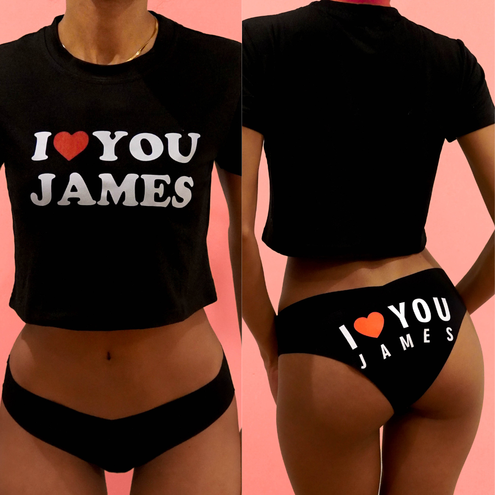 Personalized 'I ❤️ You' Set